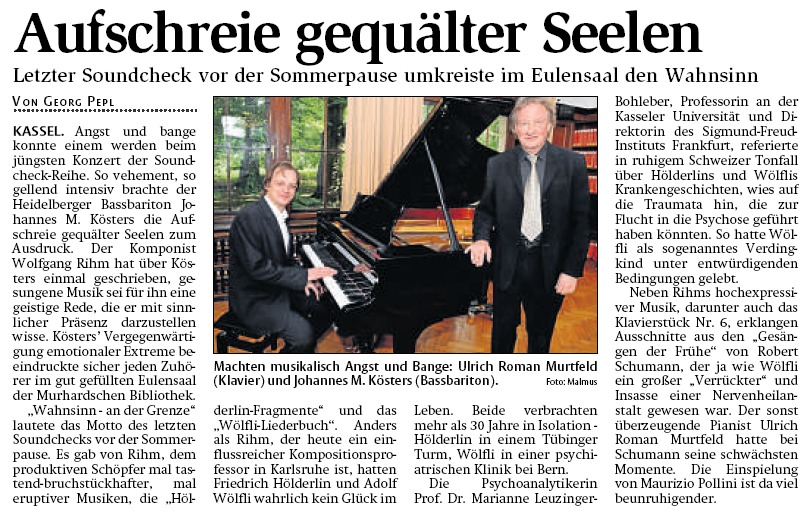 Soundcheck, KulturKreisKassel, 21.06.2010